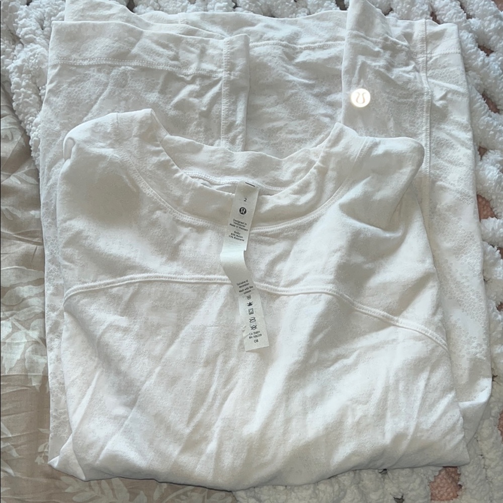 lululemon athletica White Short Sleeve Tee